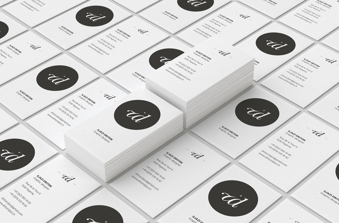 Carte de visite Drit concept réalisé par Driton Iljazi