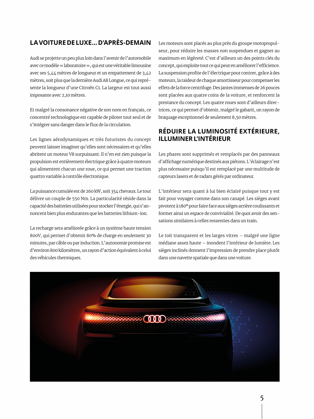 Variante de mise en page sur deux colonnes avec une image répartie sur deux colonnes